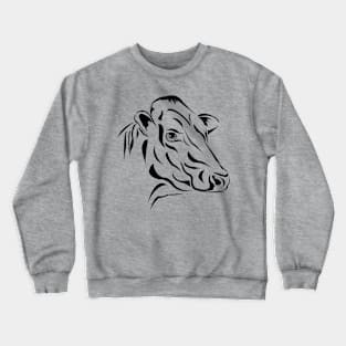 COW OUTLINE FOR COW LOVERS Crewneck Sweatshirt